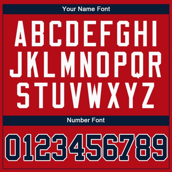 Custom Red Navy-White Mesh Authentic Throwback Football Jersey