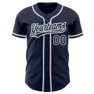 Custom Navy White-Pink Mesh Authentic Football Jersey