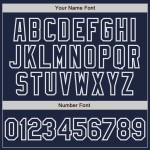 Custom Navy White-Pink Mesh Authentic Football Jersey